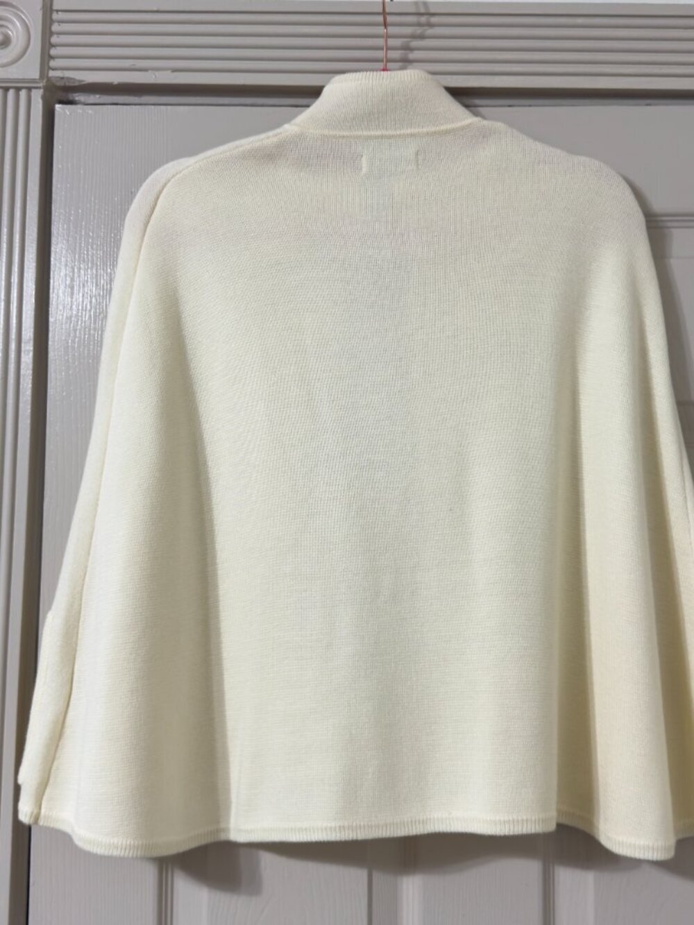 Calvin Klein Modern Gray Knit Cape Short Coat sz S/M - Picture 7 of 9